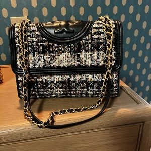 Tory Burch Tweed Chain Bag